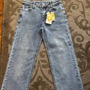 Primigi Girl Light Wash Straight Leg Jeans Size 8 NWT Classic Denim